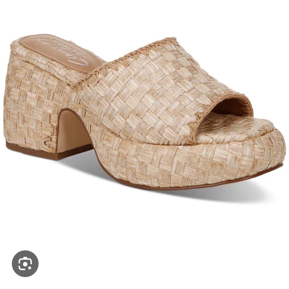 Circus by Sam Edelman Beige Woven Mules